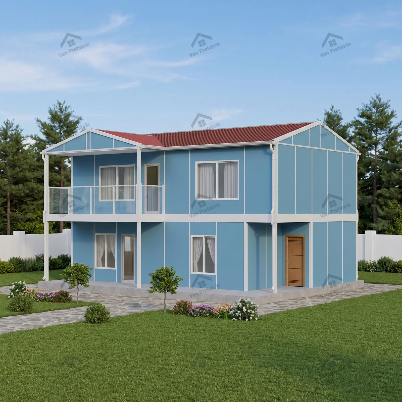145 m² Dubleks Prefabrik
