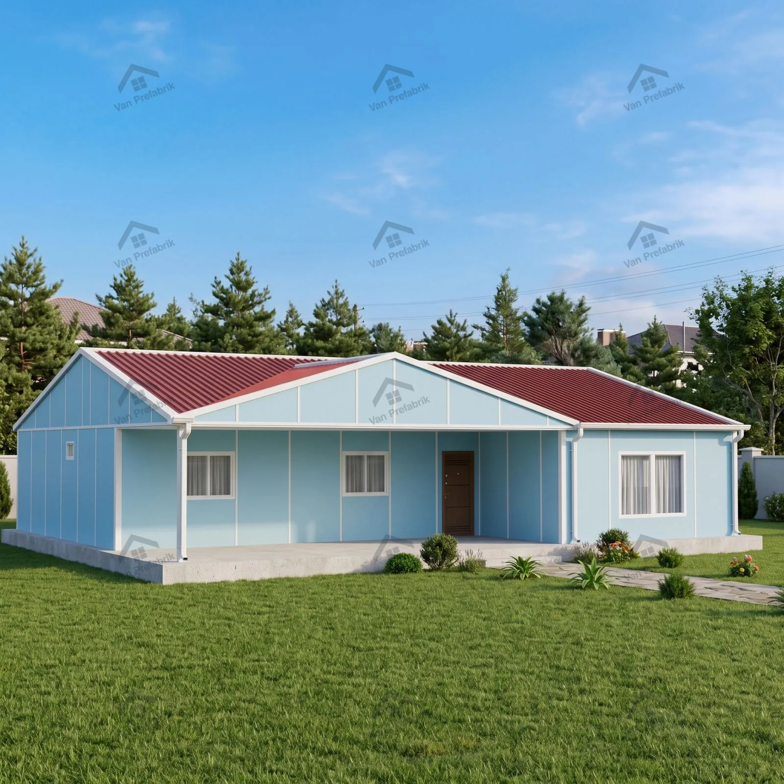 155 m² Tek Katlı Prefabrik