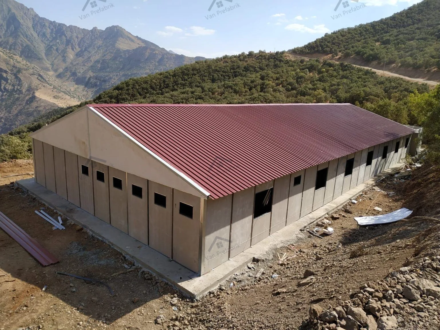 Çukurca Karatoprak Madencilik Şantiye Yapıları